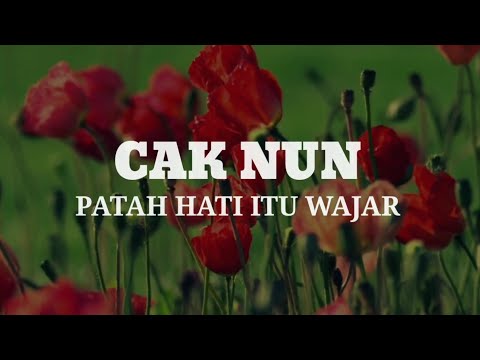 Kata Kata Cak Nun Menyentuh Hati - Kumpulan Kata Bijak