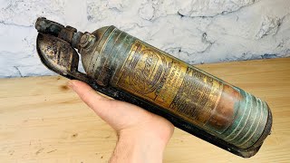 Rusted Broken fire extinguisher Restoration