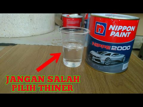 cara yang benar penggunaan cat nippe 2000 nippon paint