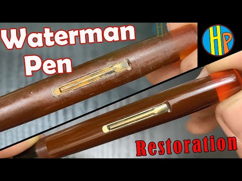 Restoring an 80 Year Old Fountain Pen - Waterman Hundred Year Pen