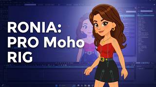 Moho Pro 360° Character Rig | Ronia – 17 Ready-to-Use Actions