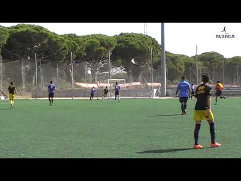 ALSACA2015 Balón de Cádiz C.F. "B" - Loreto C.F. Juvenil 1er tiempo Amistoso Temporada 2015 - 16