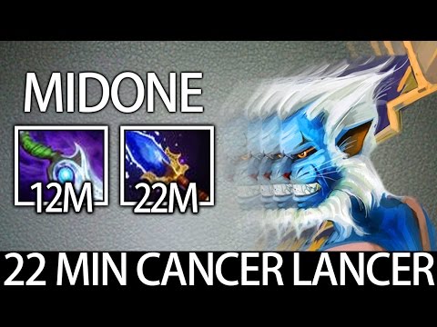 Cancer Lancer Aghanim's Gameplay by MidOne 9k MMR Pro Player