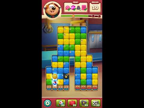 Toon Blast Level 8484 - NO BOOSTERS 🐻🐺🐱 | SKILLGAMING ✔️