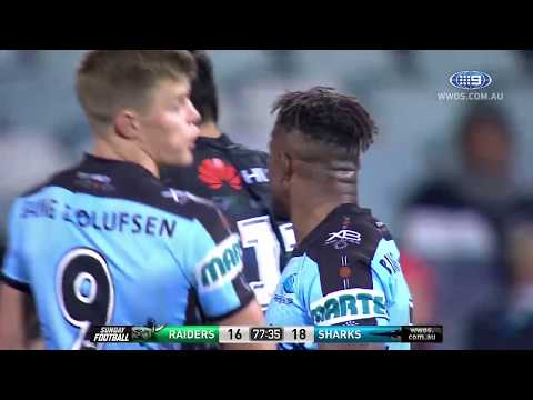 NRL Highlights: Canberra Raiders v Cronulla Sharks - Round 10