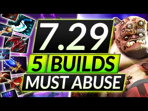 Top 5 MOST BROKEN Builds in 7.29 - NEW Hero Builds to ABUSE NOW - Dota 2 Guide