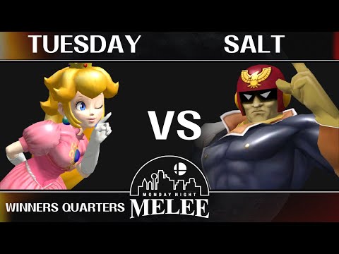 MNM 373 - Winners Quarters - Tuesday (Peach) VS TLOC | Salt (Captain Falcon) - SSBM Melee