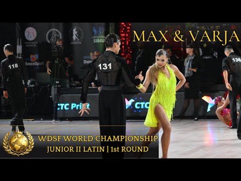 WDSF World Championship 2025: Max & Varja | The Full First Round (All 5 Dances)