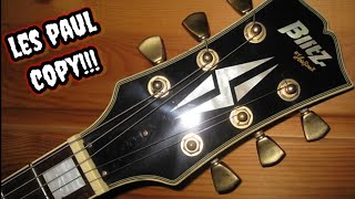 Video thumbnail for Blitz by Aria pro ii les paul custom copy review/sound demo. by Marjohn Villapaz