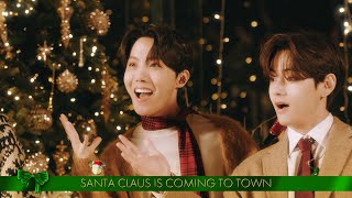 BTS Sings &#39;Santa Claus Is Comin&#39; To Town&#39; - The Disney Holiday Singalong