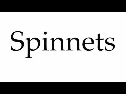 How to Pronounce Spinnets