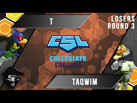 CSL - Melee Singles - T (Falco) VS Taqwim (Fox) - Losers Round 3
