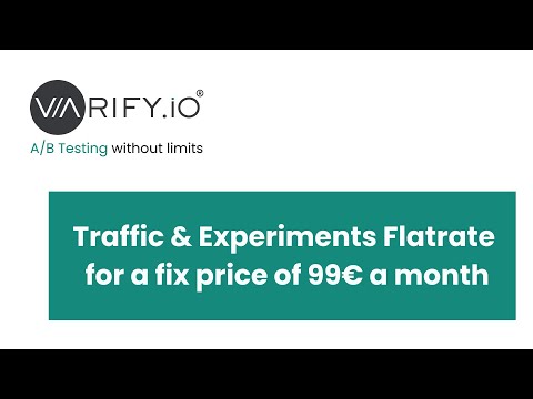 Meet Varify io® - A/B Testing Plattform
