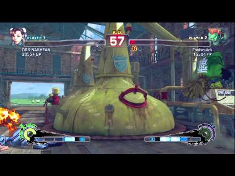 Foxisquick (Blanka) vs DRS NashFan (Chun) game 1