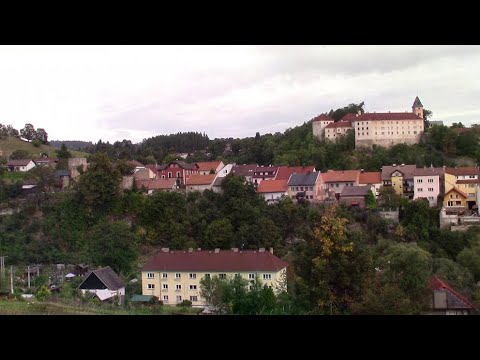 Vimperk, historické centrum a zámek