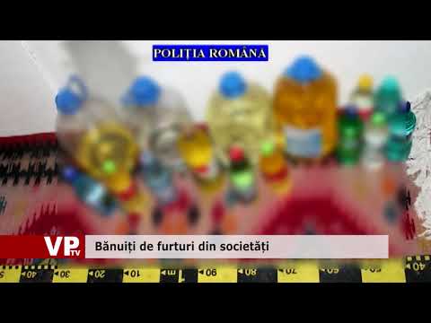 Bănuiți de furturi din societăți