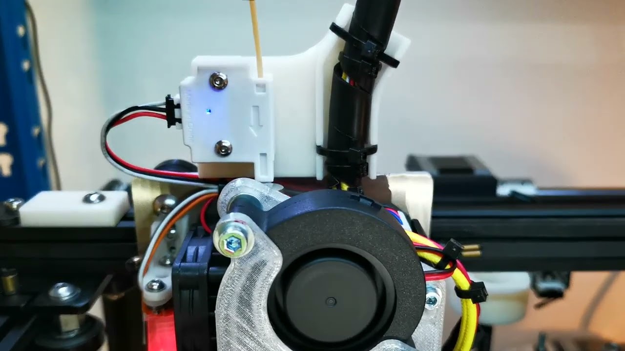 Creality Ender 5,  Hemera, Filament sensor