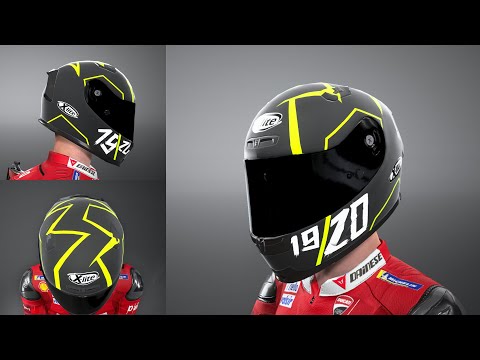 MotoGP19 - Alvaro Bautista Winter Test Helmet 2020 (Helmet Editor)
