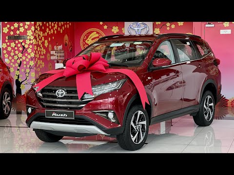 2023 Toyota Rush Dark Red Mica Metallic Color Walk-around Details { Exterior & Interior }