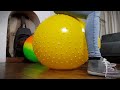 Knobby Hopper Ball Bounce And Test Extremely Soft Space Hopper Bounce