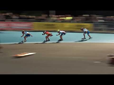 500m final jun men (European Championships Inline Skating 2018)