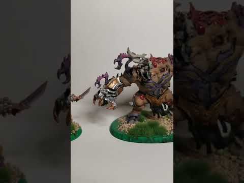 Khorne Bloodreavers and a Khorgorath