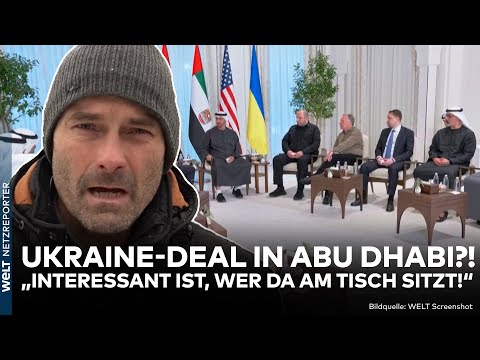 UKRAINE-KRIEG: Donnerschlag! Putin schickt neue Schlüsselfigur nach Abu Dhabi! Frieden in Sicht?