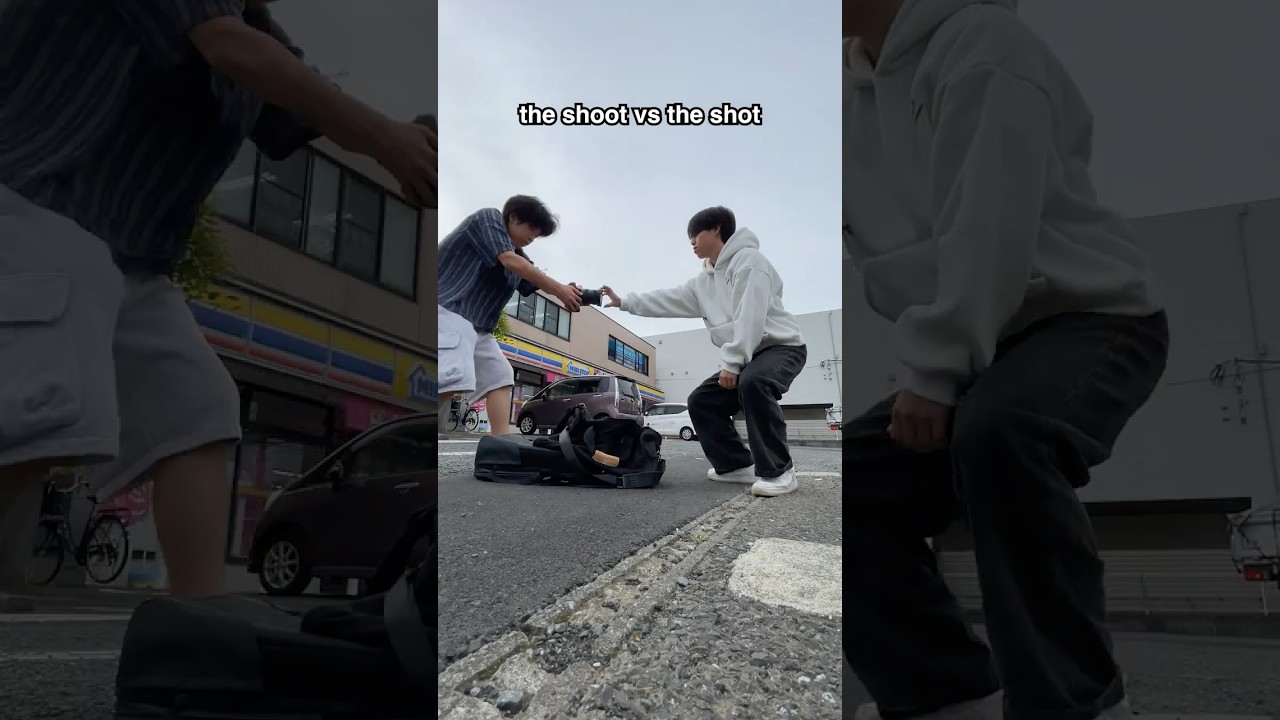 Sometimes the shoot can look super goofy...