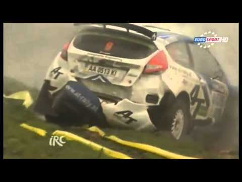 IRC Sata Rallye Açores 2012 - Crash