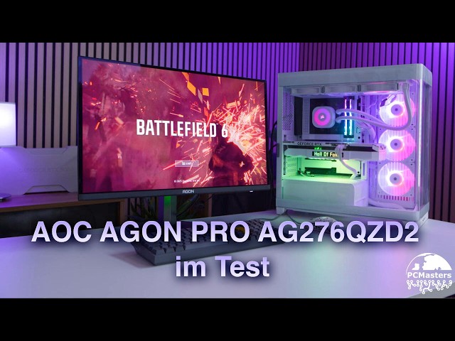 Vídeo relacionado con AOC Agon Pro AG276QZD2 Monitor Gaming 27" QHD, 240Hz, QD-OLED, 0.03 ms GtG, HDR400 TrueBlack, Adaptive Sync., G-Sync Compat., Altavoces, Altura Ajustable (2X HDMI 2.0, 2X DP 1.4, USB-Hub) Gris