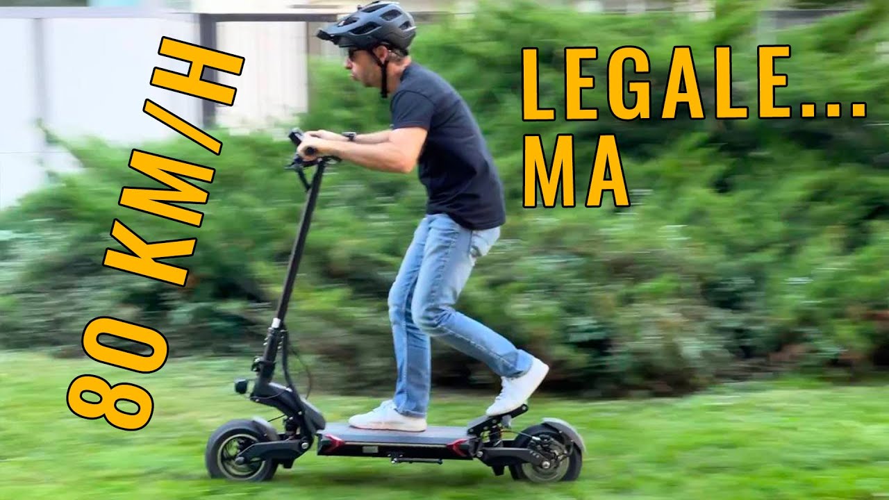 FA 80 km/h ed è LEGALE ma... Test monopattino SKUUDIERO Z-EXTREME