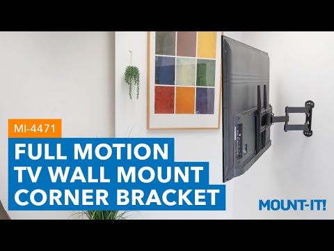 Full Motion TV Wall Mount Corner Bracket | MI-4471 (Features)