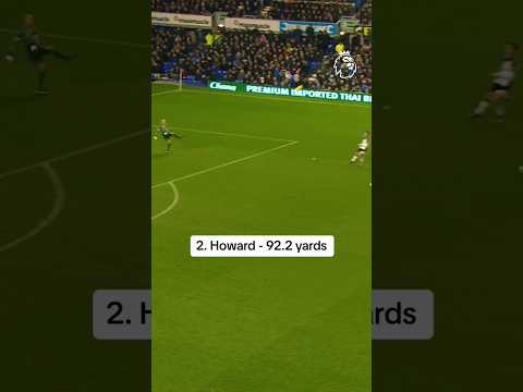 Goalkeeper Tim Howard Goal from Goal🚀 #football #soccer #skills #goals #premierleague #goalkeeper
