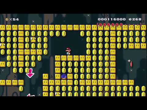 Going down 3: The golden maze. by ganon95 - SUPER MARIO MAKER - NO COMMENTARY 1bh