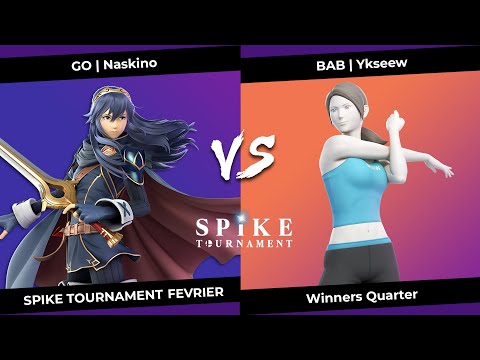 SpikeT Février Winners Quarter - GO | Naskino (Lucina) VS BAB | Ykseew (Wii Fit Trainer)