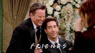 Chandler and Ross Take Fake Wedding Pictures | Friends
