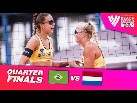 Duda/Ana Patrícia vs. Stam/Schoon -  Quarterfinal Highlights of Rosarito 2022 #BeachProTour