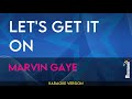 Let S Get It On Marvin Gaye KARAOKE
