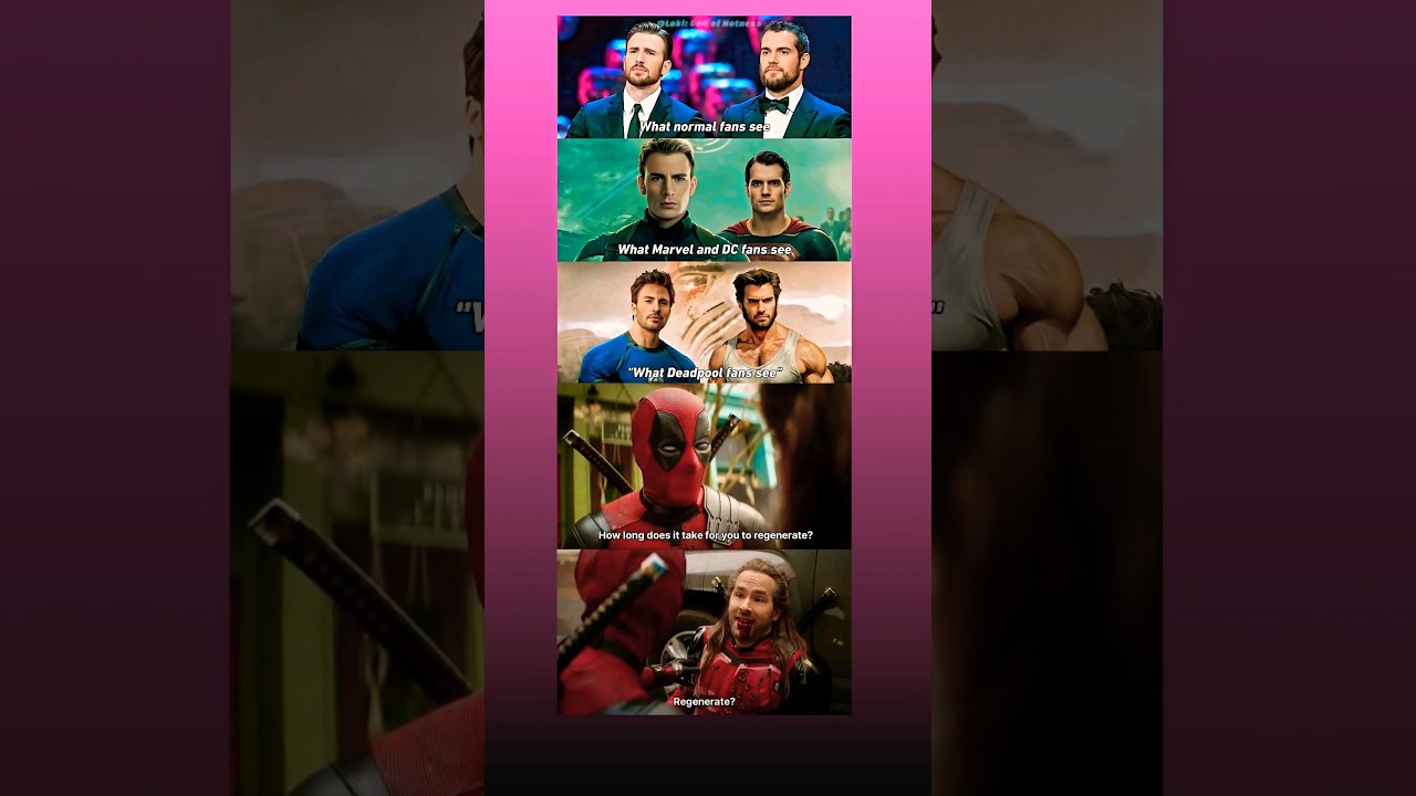 Normal Fans vs Marvel/DC vs Deadpool 🤣 | Marvel Meme #marvel #avengers #captainamerica #mcu #shorts