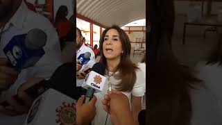 Declaraciones de Paty Flores despues de votar