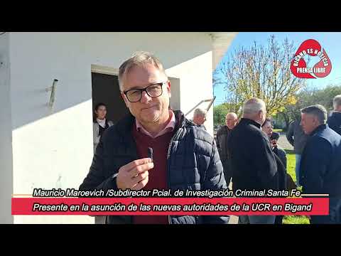 MAURICIO MAROEVICH PRESENTE EN LA ASUNCION DE NUEVAS AUTORIDADES EN LA UCR BIGAND