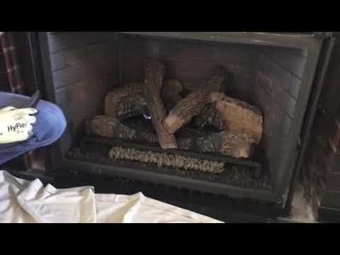 My FireBrick Gas Insert Pilot Light Works But Burner Doesn't: Cleaning the Sensor Rod