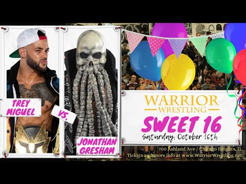 Warrior Wrestling Ringside Films - Trey Miguel vs Jonathan Gresham - Warrior Sweet 16
