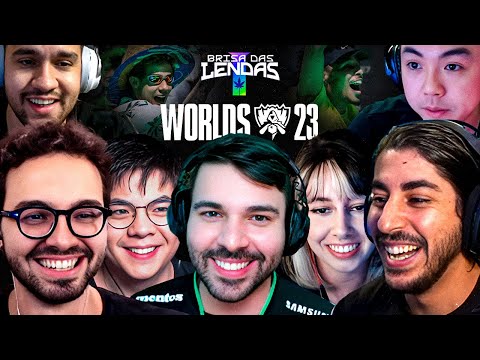 BRISA DAS LENDAS WORLDS 23 - Melhores Clipes da Semana 1 - Play-in