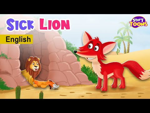 Sick Lion and Clever Jackle l English Moral Story l StoryToons TV - English
