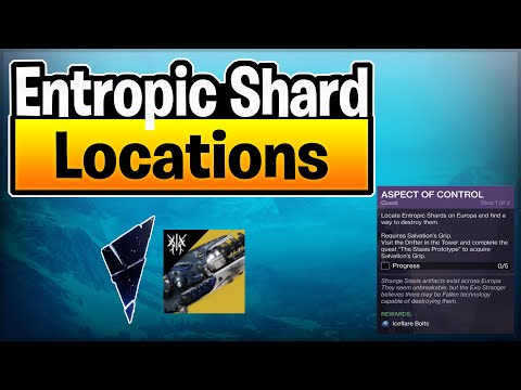 Destiny 2 - Aspect of Control Entropic Shard Locations