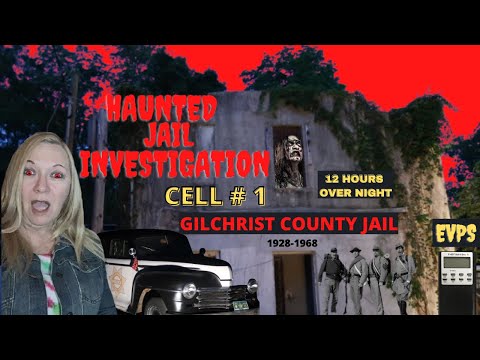 PARANORMAL ACTIVITY IN THIS 1928 OLD JAIL WITH DISEMBODIED VOICES  (GILCHRIST HAUNTED JAIL CELL # 1)