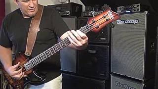 Video thumbnail for Schecter Nikki SIXX Signature Bass - Andy Irvine by Andy Irvine