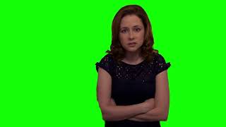 The Office Pam "I don't care what they say about me, I just want to eat" green screen