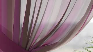 Комплект штор «Комиленс (розовый)» — видео о товаре
